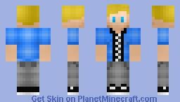 Blonde Hair Blue Eyes Minecraft Skin