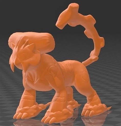 Landorus Therian Forme 3D model 3D printable | CGTrader