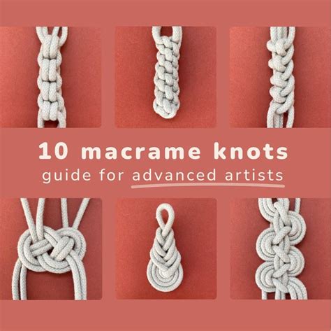 Trendy Macrame Knot Guide PDF With 10 Macrame Knots Explained, Step by ...