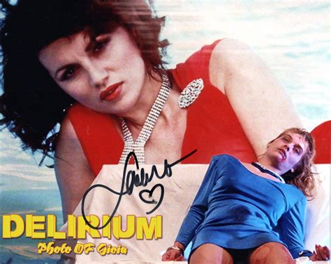 Serena Grandi - Signed Photo - Delirium (Le foto di Gioia