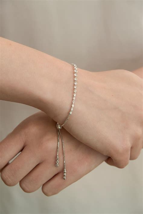 diamond string bracelet  stdibs diamond bracelet   string