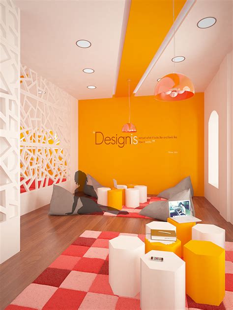 student lounge design behance