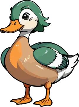 mallard duck cartoon image duck mallards animal png transparent