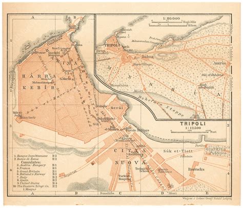 Tripoli, Libya 1911 – WardMaps LLC