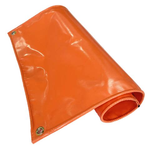 litong heavy duty canvas tarp  gsm orange pvc tarpaulin tarps