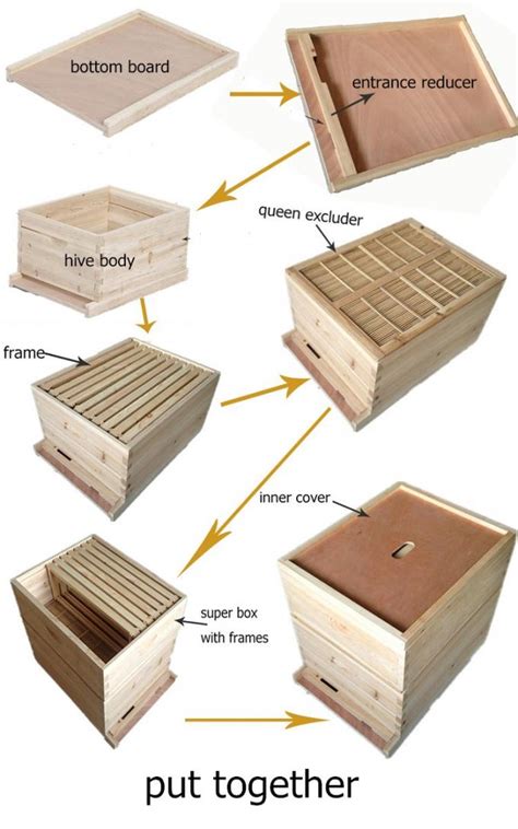 8/10 Frame Langstroth Honey Bee Hive Box