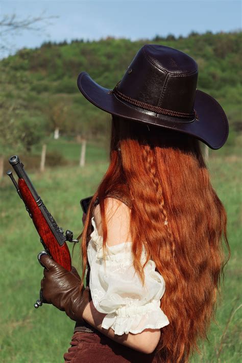 Cowgirl in 2025 | Cowgirl costume, Cowgirl style, Redhead girl