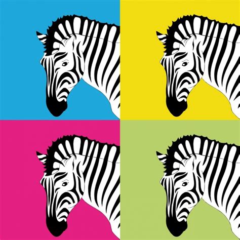 Zebra Pop Art Poster Free Stock Photo - Public Domain Pictures