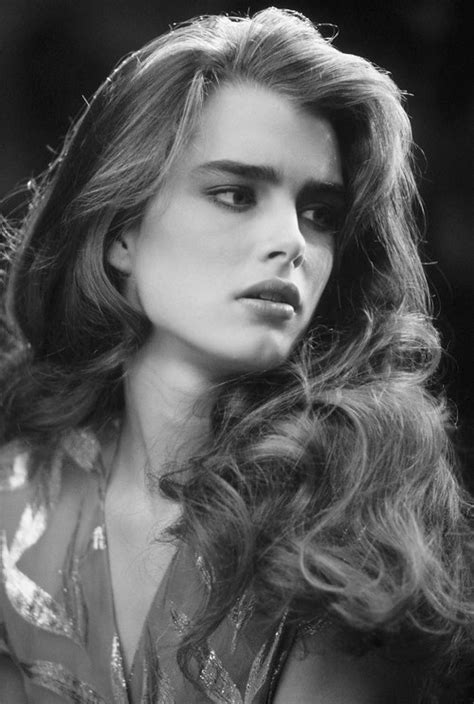 Download Brooke Shields Monokrom Wallpaper | Wallpapers.com