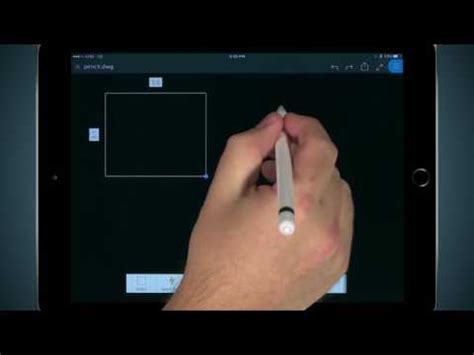 How to use AutoCAD mobile with iPad Pro and Apple Pencil