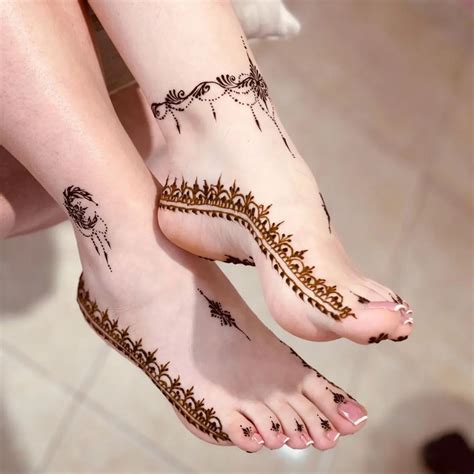 simple feet henna design henna  feet simple henna feet designs