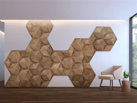 Modern Wood Wall Paneling Wooden Wall Panels Wall Art - Etsy