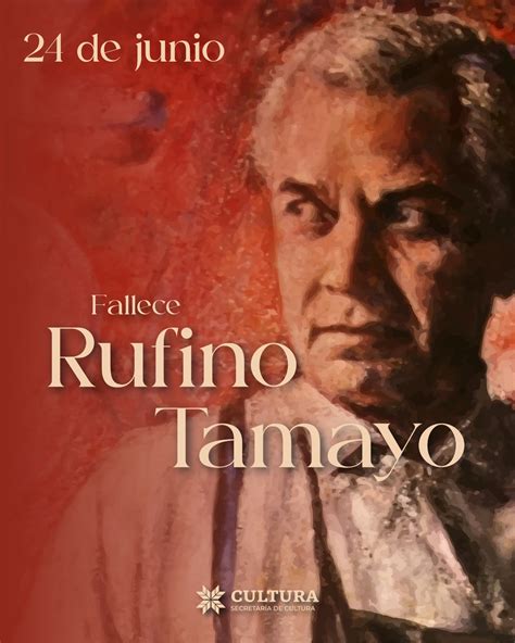 Secretaría - 📜 #CulturaHidalgoRecuerda a Rufino Tamayo, pintor mexicano