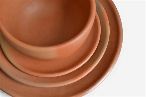 Sunrise Oaxacan Dessert Plate, Terracotta — La muerte tiene permiso