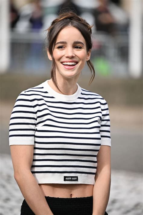 ALBA BAPTISTA at Miu Miu Womenswear Fall/winter 2023-2024 Show at Paris