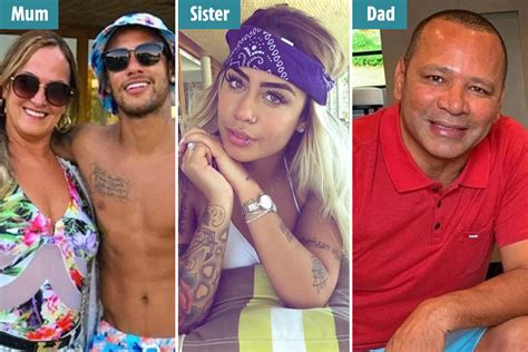 meet brazil star neymars close knit family  mum nadine beloved