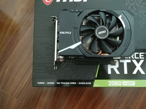 Finally found a MSI RTX 2060 super aero ITX. : sffpc