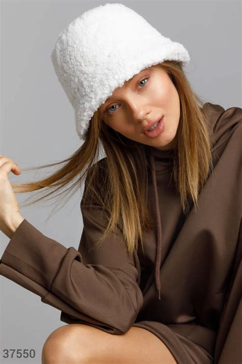 Теплая плюшевая панама (№ 37550) ♡ Gepur - women clothes store