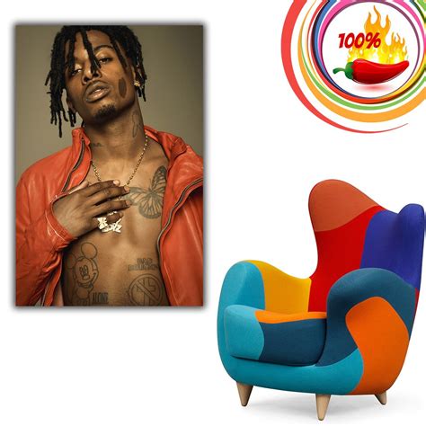 Playboi Carti Tattoos on Body Poster – My Hot Posters