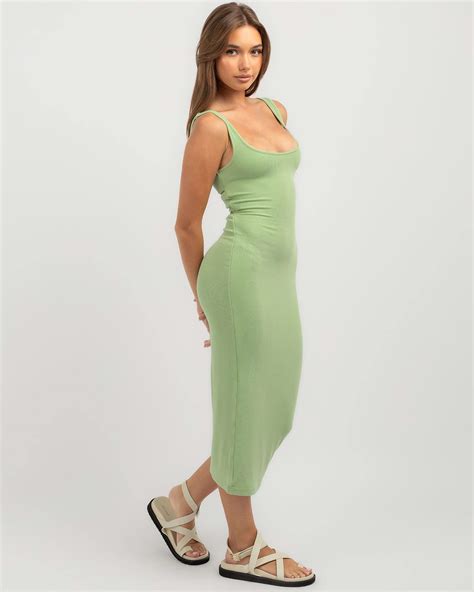 Ava And Ever Bambi Midi Dress In Pistachio - Fast Shipping & Easy