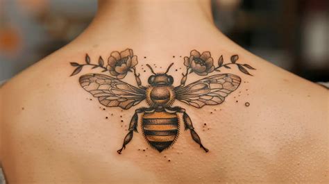 25+ Beautiful Realistic Honey Bee Tattoo Ideas for Inspiration