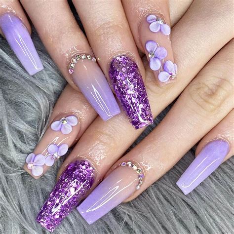 2025 Nail Designs Purple - Mary Hemmings