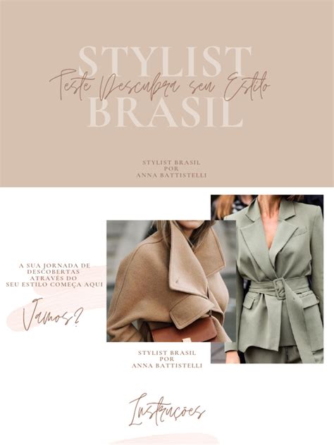 Teste De Estilo De Roupa - Teste de Estilo - Stylist Brasil | PDF | Produtos têxteis (varejo) | Roupas
