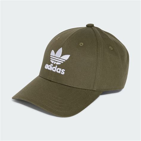 adidas trefoil baseball cap green adidas tz