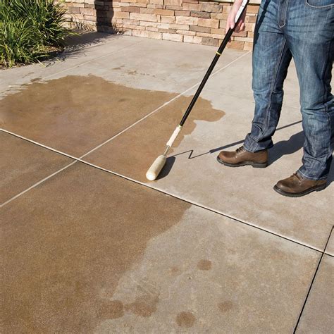 Learn how to stain concrete to revive your patio, walkway or garage ...
