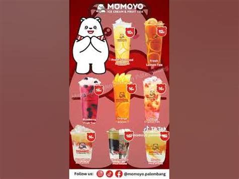 menu  momoyo ice cream  tea youtube