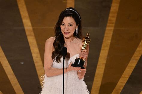 Michelle Yeoh Dedicates Her Historic Best Actress Win to Moms at the