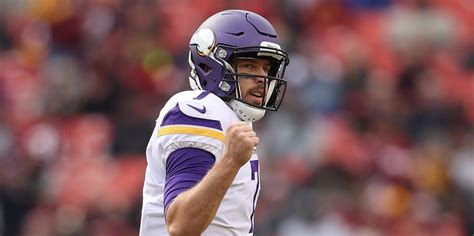 case keenum creating quarterback debate  helping vikings dominate