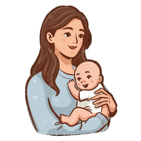 Mom And Baby Cartoon, Mother S Day Cartoon, Mother And Baby, Mother S