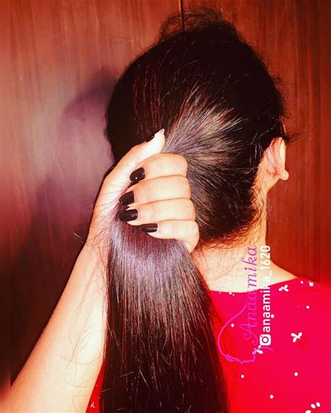 hair pulling insta atanaamika long shiny hair long hair
