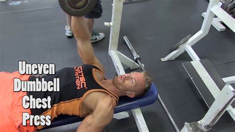 single arm dumbbell chest press youtube