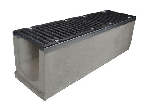 Лоток водоотводный бетонный серии Super D400 (до 40 тонн) 1000x290x310 ...