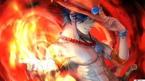 Portgas D. Ace of One Piece 4K preuzimanje pozadine