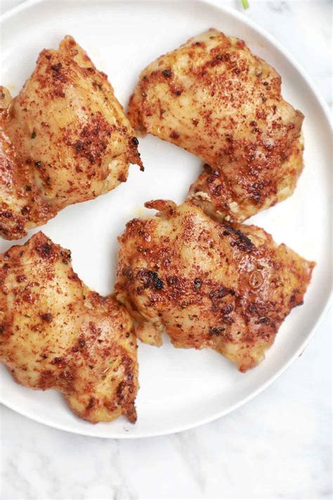 Oven Baked Boneless Chicken Thighs Recipe - Recipe Vibes