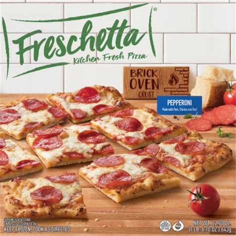 Freschetta Pepperoni and Cheese Italian Style Brick Oven Crust Frozen ...