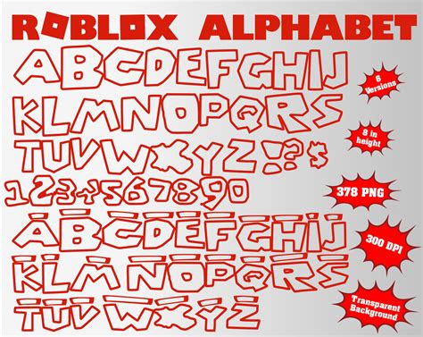 Roblox Lettering