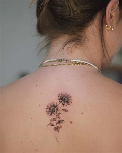 Sunflower Shoulder Tattoo Small | Best Flower Site