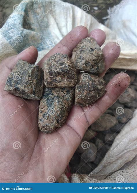 Dumping of Coal Mine Residue. People Extracting Coal Waste for Amber