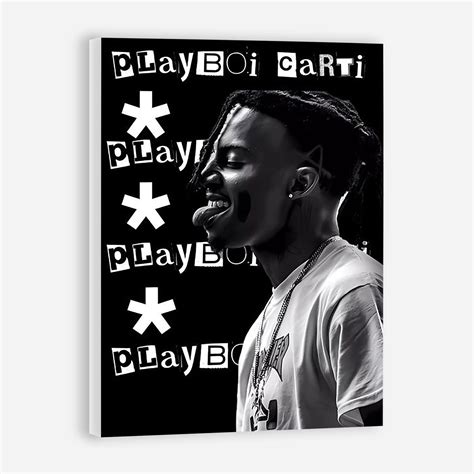 Pleyboy Carte Poster Pleyboy Carte Wall Art Album Cover Rapper Album