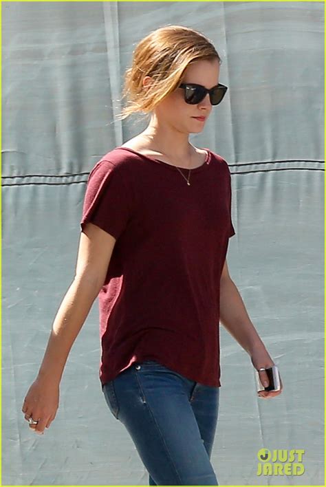 Emma Watson Goes Casual For 'The Circle' Filming Before The Weekend ...