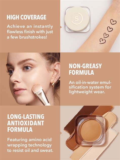 SHEGLAM Full Coverage Foundation Balm-Cocoa Long Lasting Full Cover