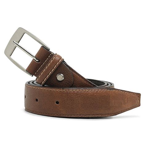 Cinto Em Couro Legítimo - Cinto Masculino Em Couro Legítimo Comfort - 003 Havana - Comfort Shoes