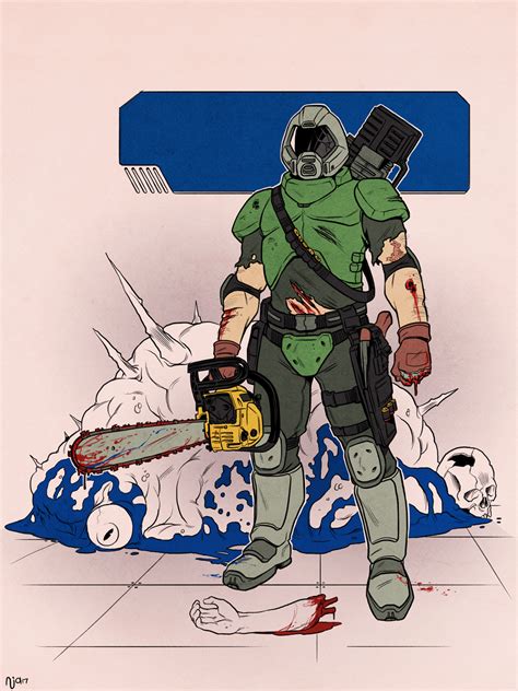 DOOM: The Marine by Deimos-Remus on DeviantArt