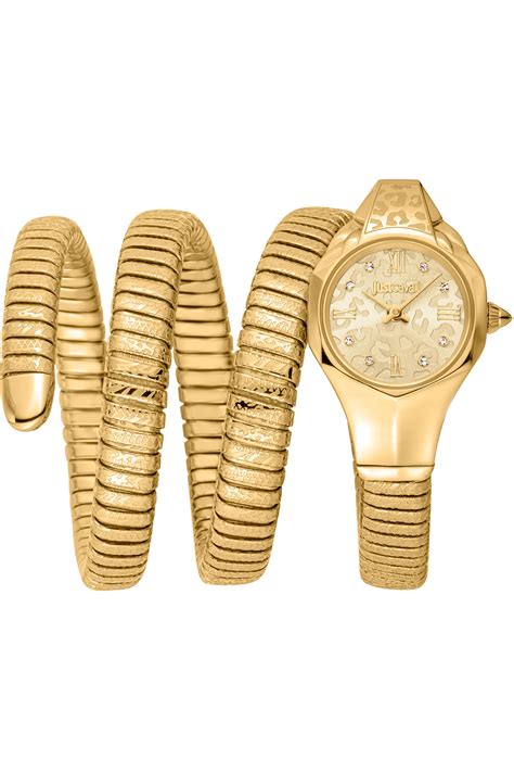 Just Cavalli Signature Snake Watch - Ravenna JC1L271M0025 - watchello.com