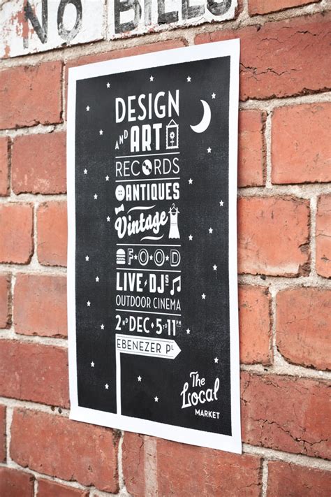 THE LOCAL MARKET POSTER - Spencer Harrison Graphic Design