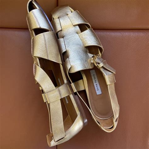Almost new stylish sandals made in Italy • designer... - Depop